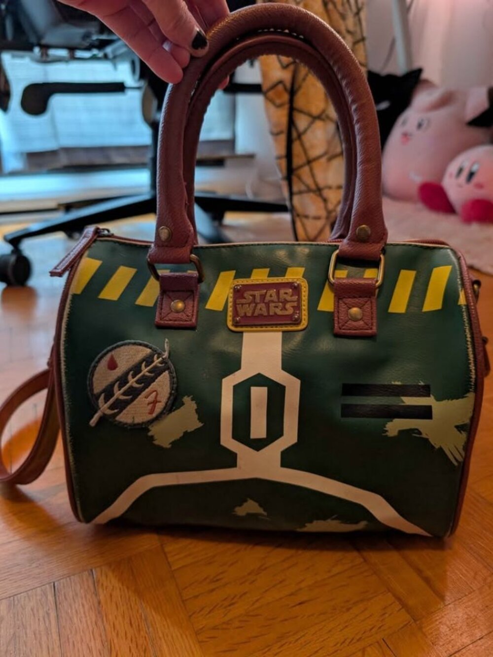 Star Wars Boba Fett Loungefly Crossbody Barrel Bag